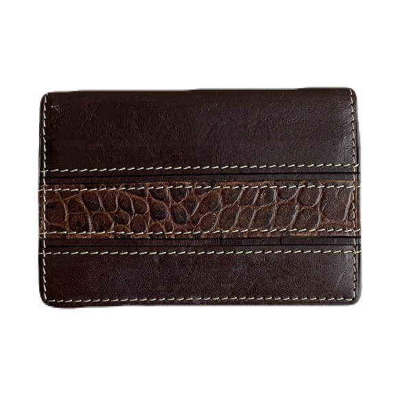 Castello Handbags - Genova Series Brown Leather Wallet